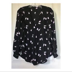 Lush Purple Floral Blouse